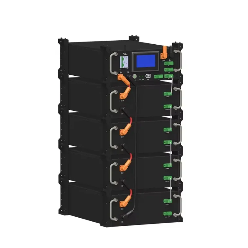 

LiFePO4 Battery 51.2V 100Ah 10KWh Stackable IP21 Protection CAN Air Cooling Industrial Solar System 5-10kW Output High Voltage