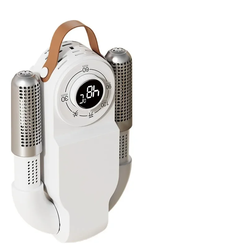 Portable intelligent timing electric shoe dryer multifunctional foldable drying deodorizing belt sterilization shoe dryer