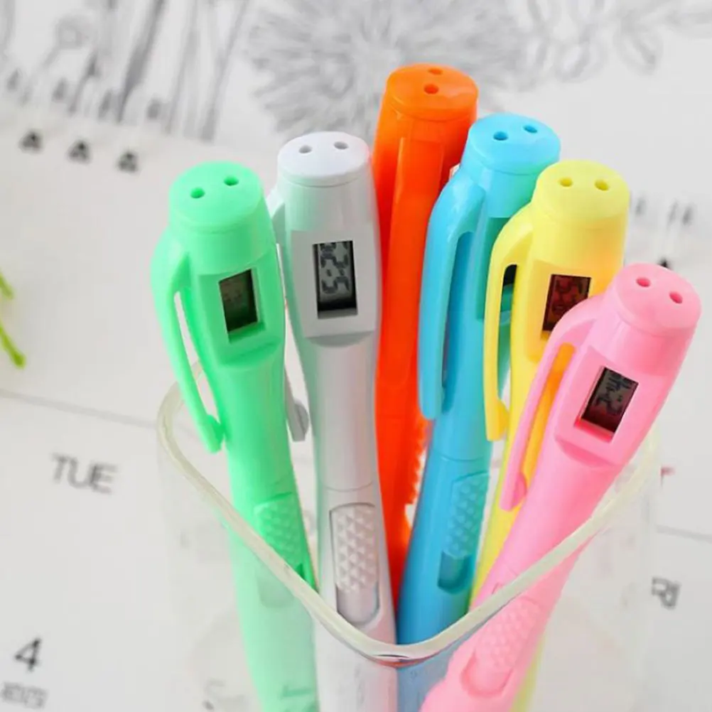 

4Pcs Exam Ballpoint Pens Multi-Function Gel Writing Student Office Test School Supplies Smooth Portable Replaceable