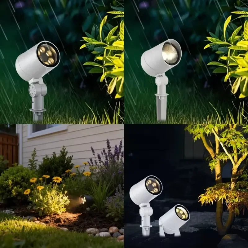 Most Popular 3W 6W 12W IP65 Waterproof COB LED Flood Lamp with Aluminum Body for Outdoor Landscape Spike Light for LED Lamp