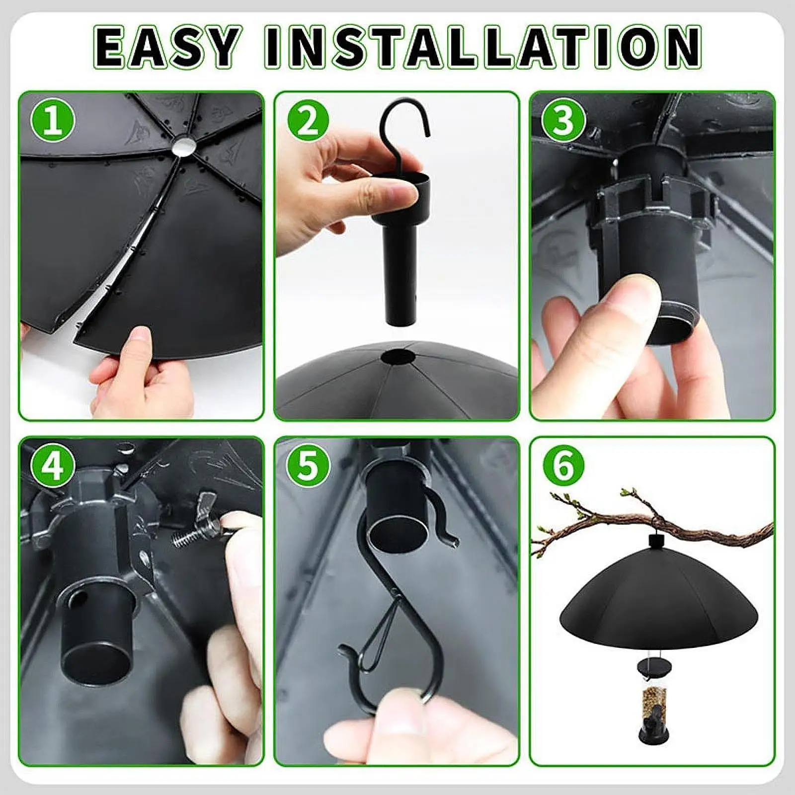 

Кормушка для птиц, перегородка для белки, портативная защита для наружного крыльца, двора