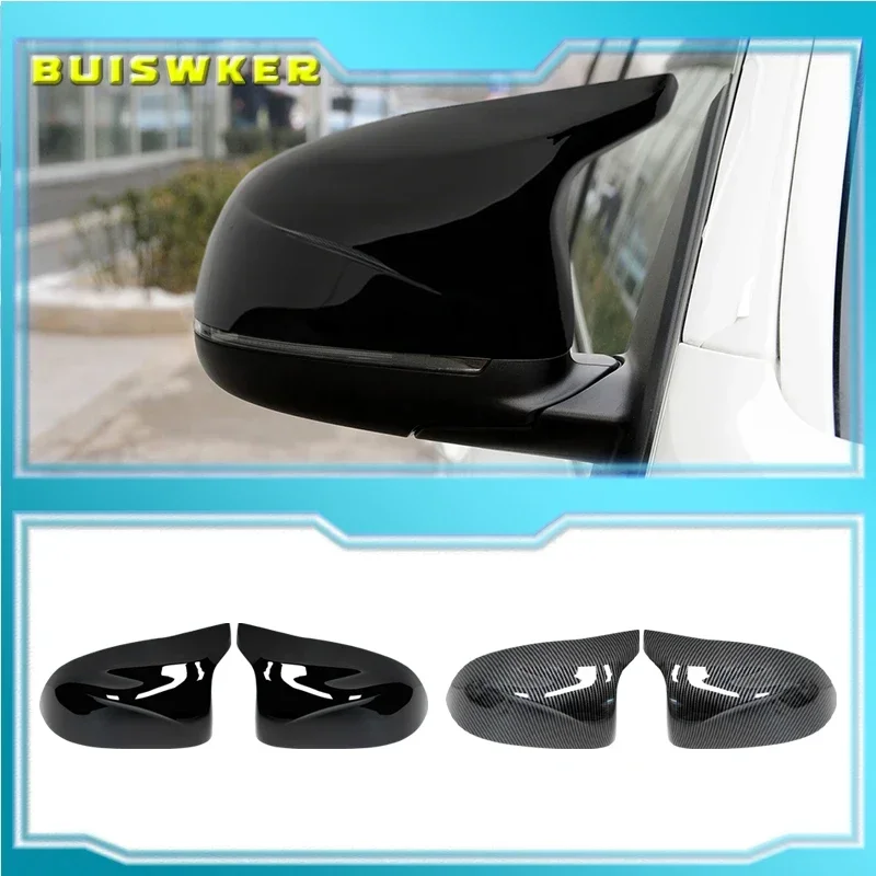 For BMW F25 X3 F26 X4 F15 X5 F16 X6 Style Rearview Mirror Cover Add on Car Accessories 2X Side Wing Mirror Cover Caps