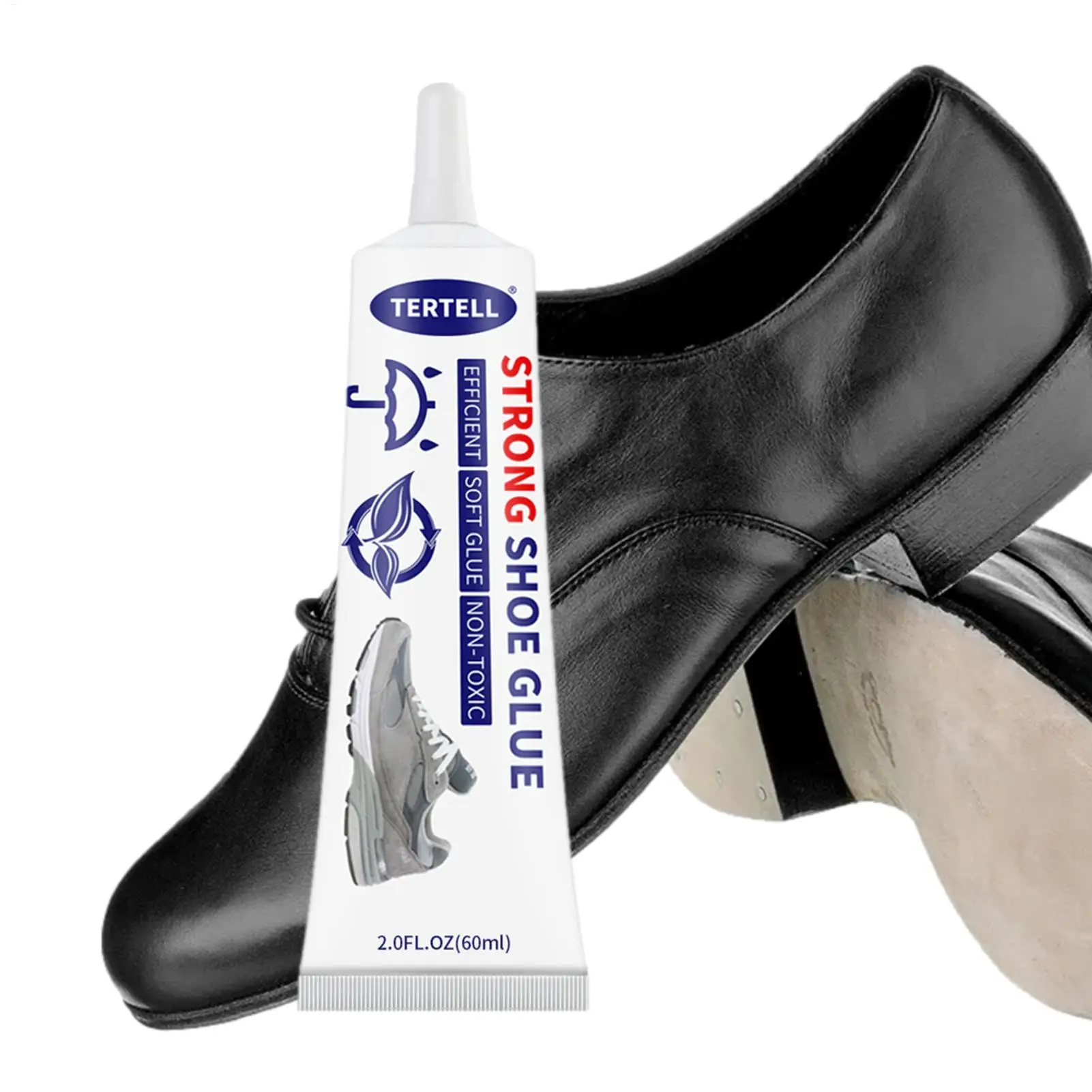 Sneaker Glue Repair 2oz Boot Glue Sole Repair Low Odor Heels Fix Glue Quick Dry Professional Grade High-Temperature Resistant