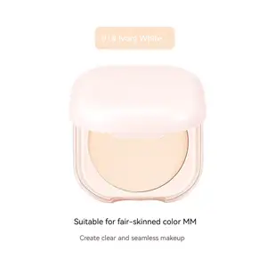 Mengatur Bedak Kontrol Minyak Pengaturan Riasan Mencerahkan Warna Kulit Bedak Dengan Cermin Bedak Rias Portabel Ringkas 10 nada penjualan terbaik - №