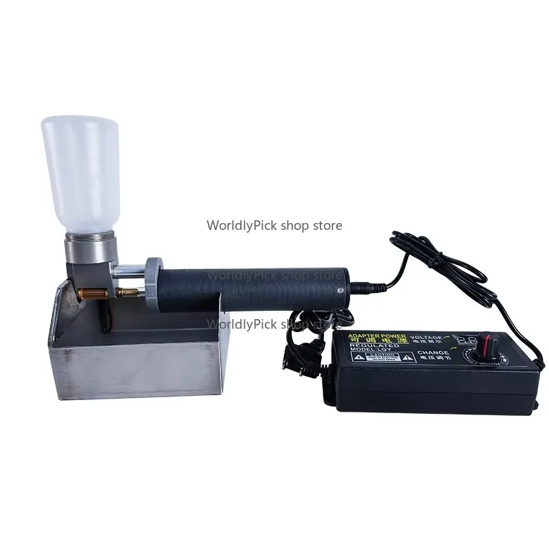 Compact Handheld Edge Dyeing Machine Micro Electric Leather Paint Tool Oil Edge Machine for Handbags Making