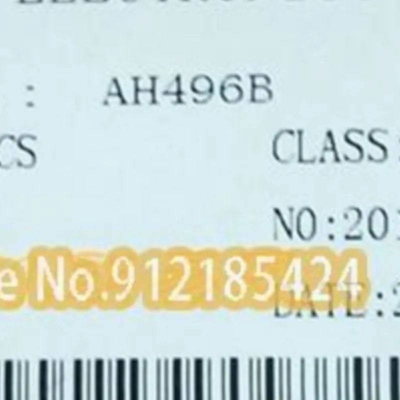 10 pçs/lote AH496B Chip Sensor Magnético Linear Salão Interruptor Elemento Marca: AH96B DIP TO-92UA