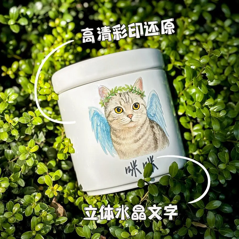 Painted ins cat dog ashes moisture-proof, pet supplies ceramics