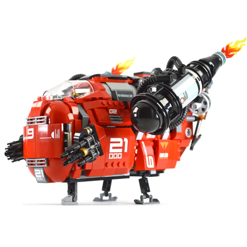 

NEW Technical MOC KAI Red Crest Helicopter Building Blocks DIY Airplane Plane Model Brick Educational Toys For Children Gifts