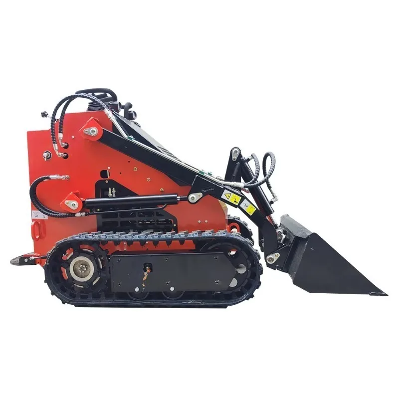 Diesel Engine Earth Moving 360kg 380kg Rubber Track Bucket for Sale Compact Skid Steer Loader