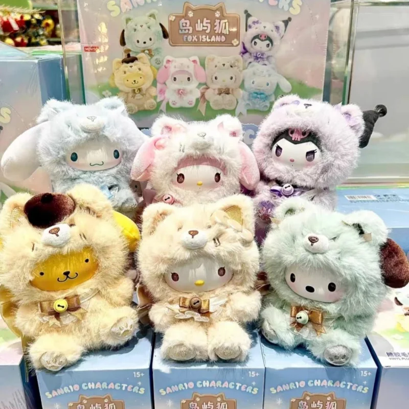 

Fox Island Blind Box Anime Characters Cinnamoroll Kuromi Vinyl Pendants Surprise Box My Melody Anime Doll Mystery Bag Toys