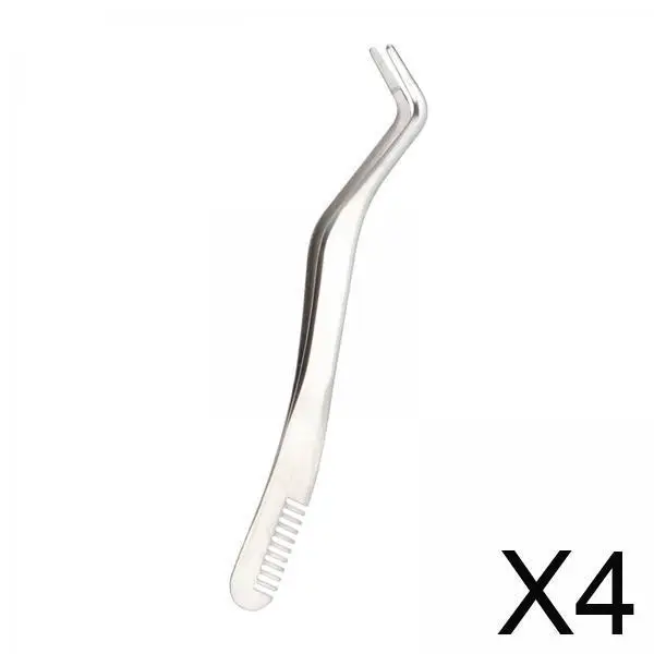 

Dual Sided Eyelash Tweezers with Comb Ergonomic False Lash Applicator for Eyelash Extensions Supplies