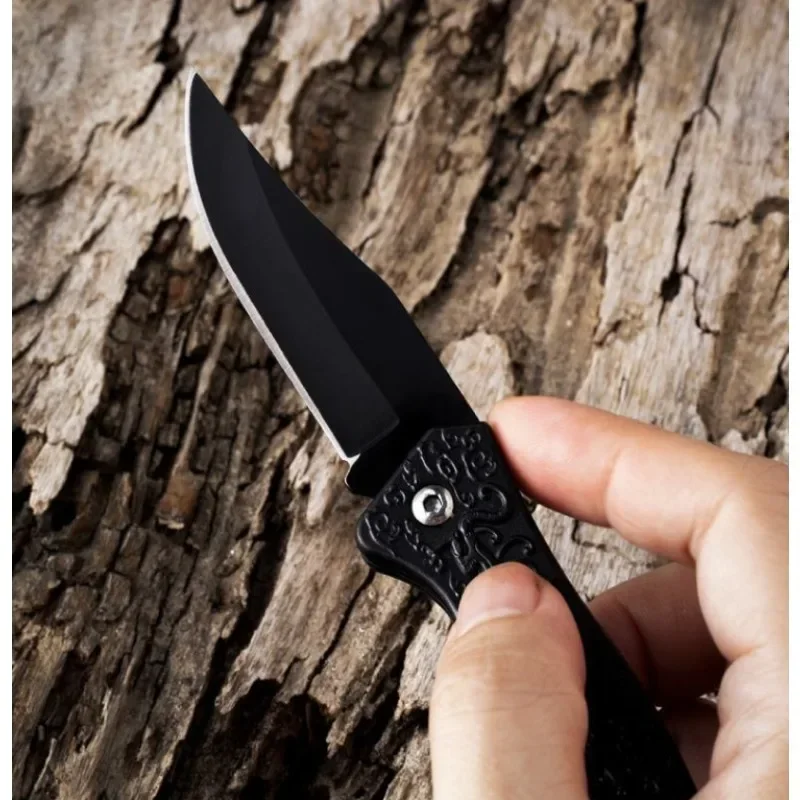 One knife for multiple scenarios, outdoor camping self-defense hunting folding knife, kitchen fruit knife versatile tool