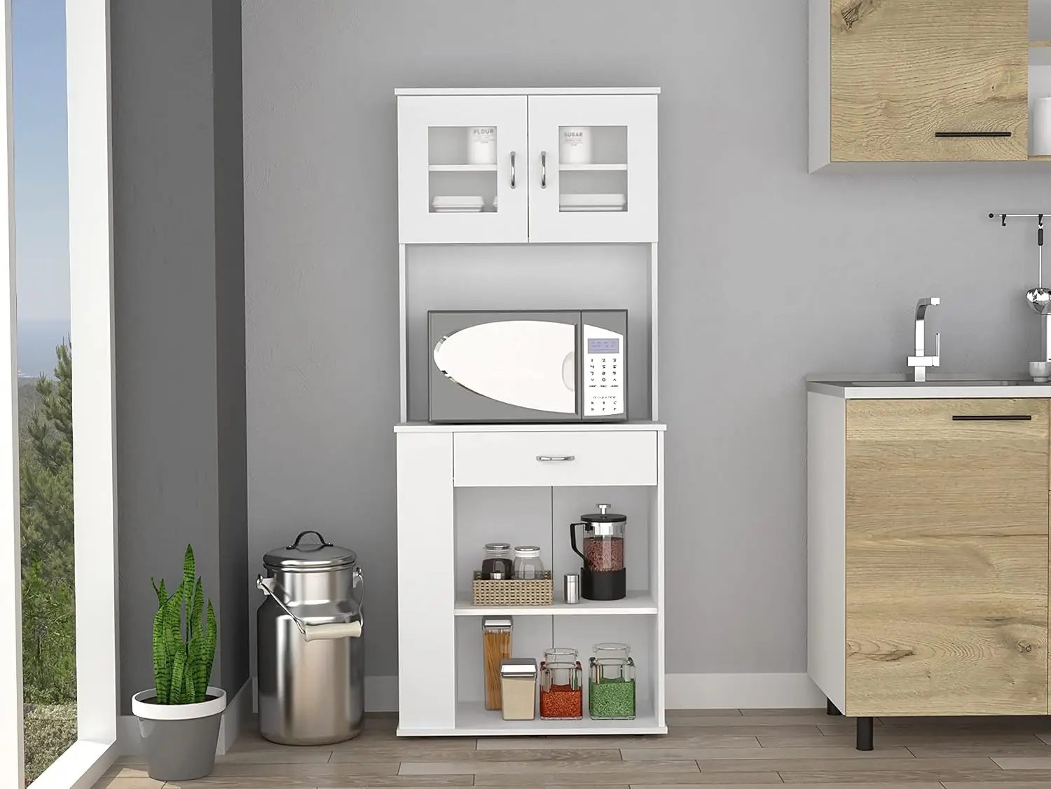 White Pantry Cabinet 67