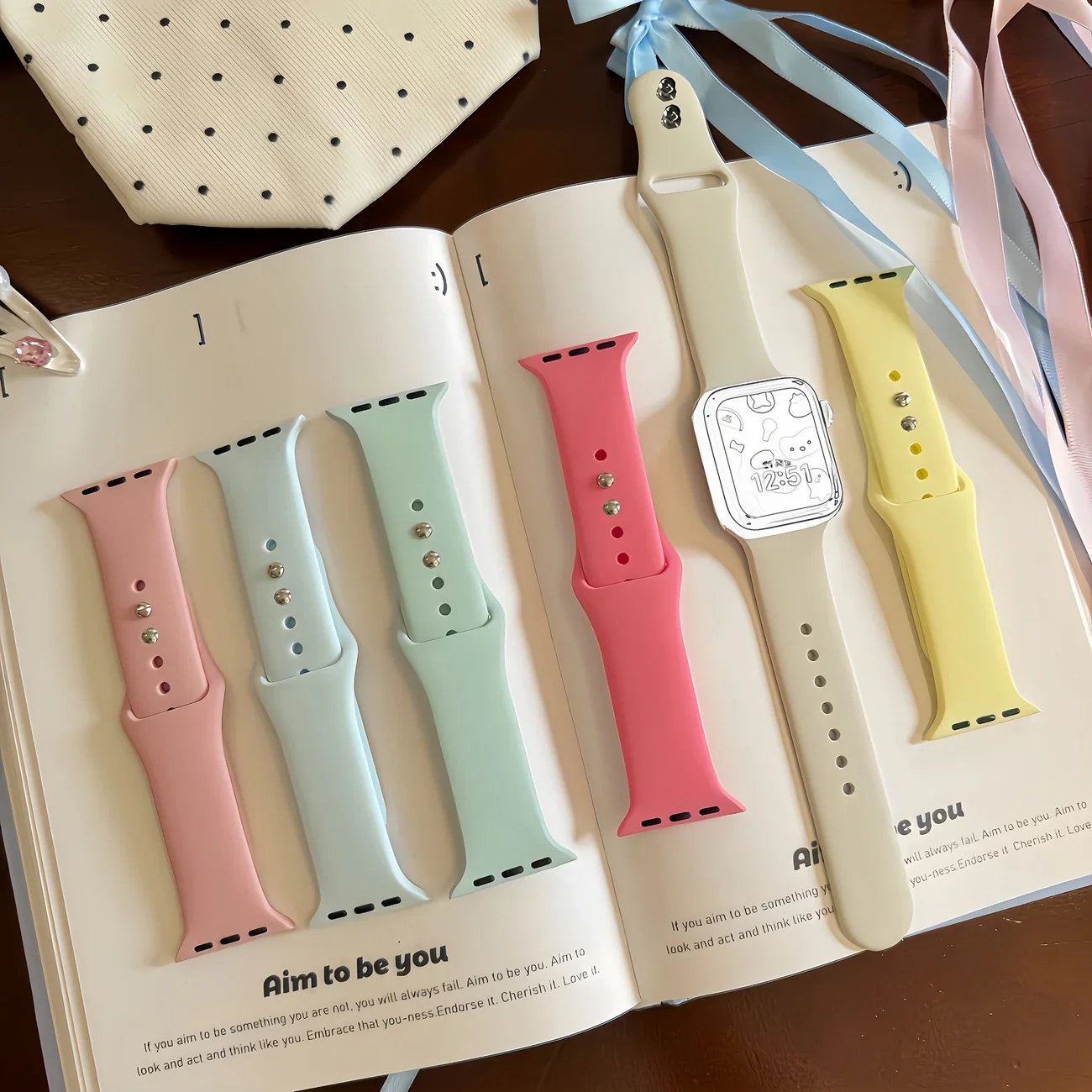 Sport Silicone For Apple Watch Ultra Band 49mm 40mm 44mm 42/38mm Soft rubber Bracelet iWatch series 9 8 7 6 SE 5 41mm 45mm Strap