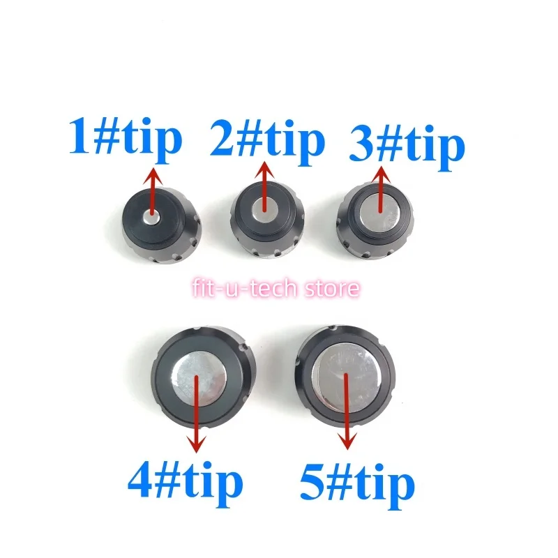 pneumatic shockwave transmitters heads 2g tips 1# 2# 3# 4# 5# shock wave tips for shockwave therpay pain relief ed treatment