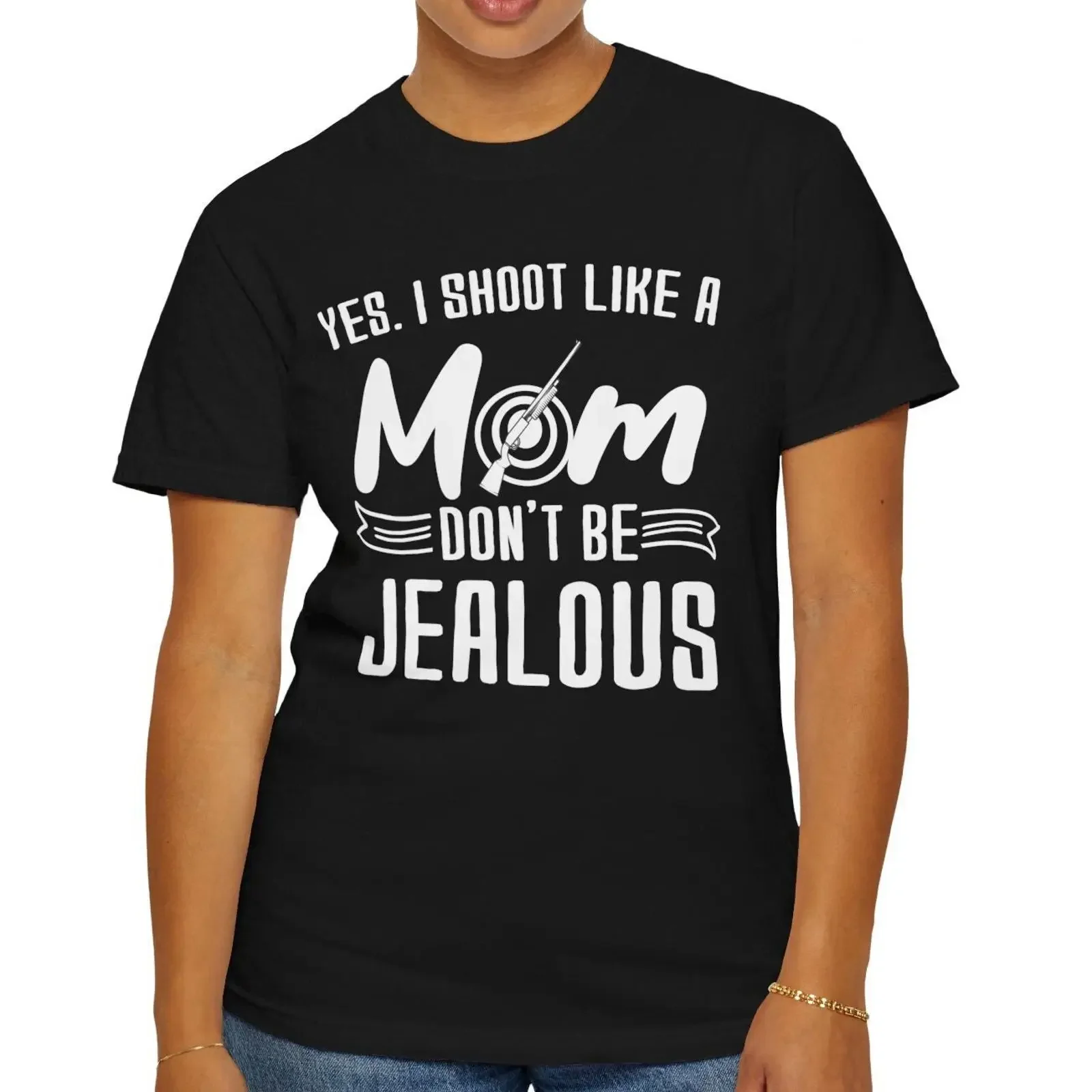 I shoot like a mom don amp 39 t be jealous Shirt vintage Washed Casual Comfortable designer clothes Versatile fashion