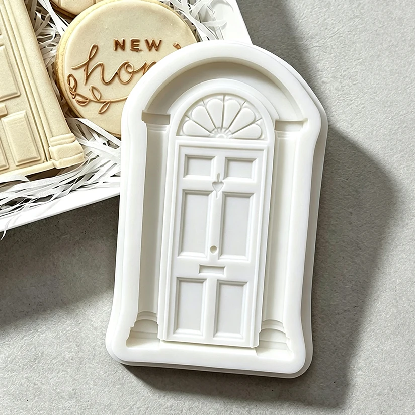 The Door Shape Cake Side 100% Platinum Silicone Sugarcraft Mould, Fondant Cake Decorating Tools
