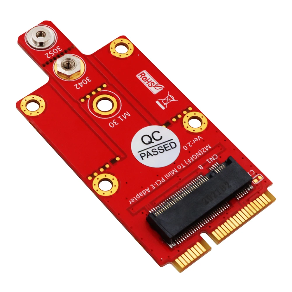 M.2 Key B to Mini PCI-e Adapter NGFF M2 to Mini PCI Express PCIe for 3G 4G 5G Module for Full-size Half-size MPCIe Slots