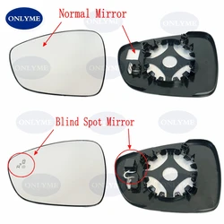 Car Convex Heated Mirror Glass With Blind Spot Warning For Citroen C3 MK2 / C5 / DS3 / DS5 2008 - 2018