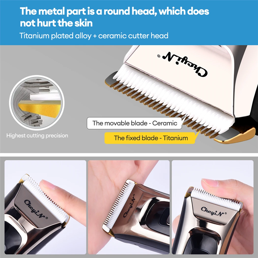 Ckeyin tagliacapelli professionale tagliacapelli uomo tagliacapelli tagliacapelli tagliacapelli elettrico tagliacapelli taglio di capelli strumento barbiere