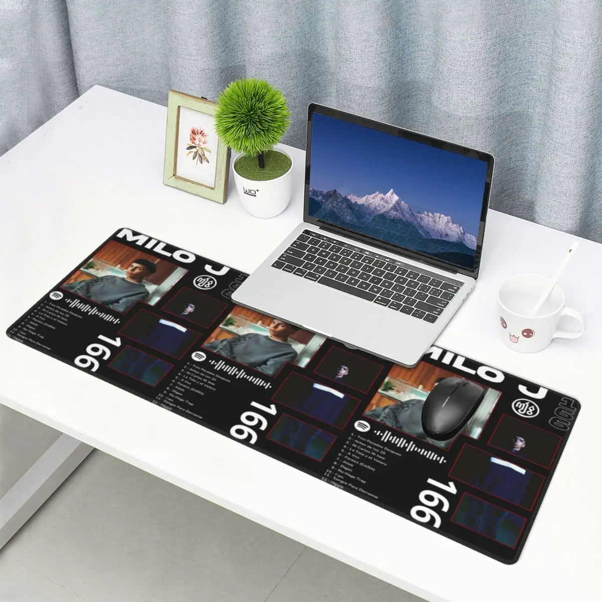 Large Mouse Pad Rapper Milo J 166 Album Deluxe Gamer PC Laptop Mats Keyboard Carpet Computer Gaming Office Accessories Desk Mat