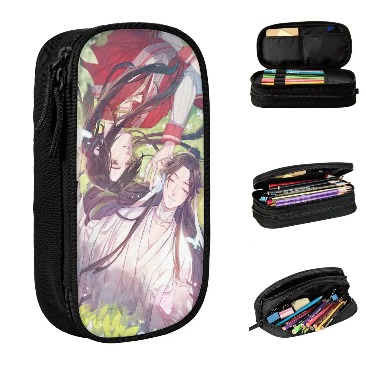 Yaoi Heaven Official's Blessing Pencil Cases Anime Lgbt Pencil Pouch Pen Holder Kids Big Capacity Bag Office Gifts Stationery