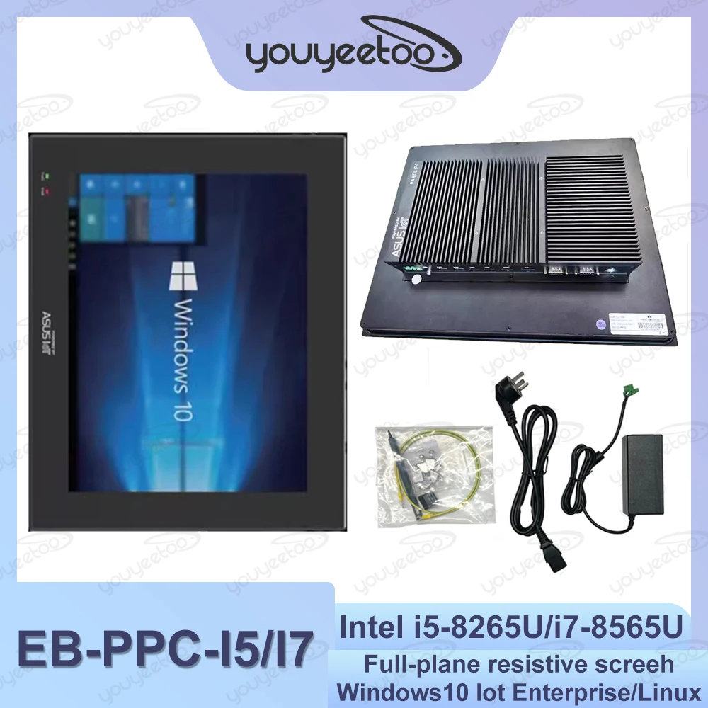 

ASUS X86 Development Board EB-PPC Industrial All-in-One PC I5/I7 Dustproof Waterproof Windows 10 for Control Applications