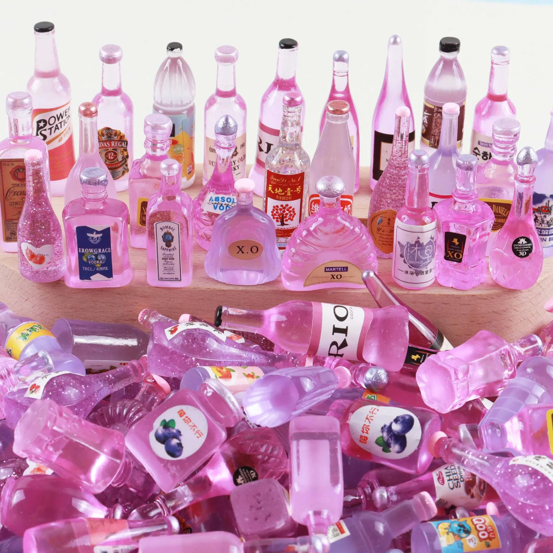 20/50 peças de Mini Garrafa de - Resin Art Bottle avaliação e preço
