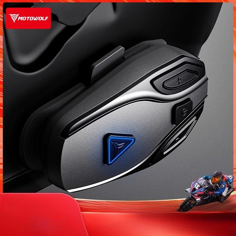 

Мотоциклетный шлем Modo Wolf, Bluetooth-гарнитура, встроенный беспроводной интегрированный домофон, электрический полушлем, полный шлем