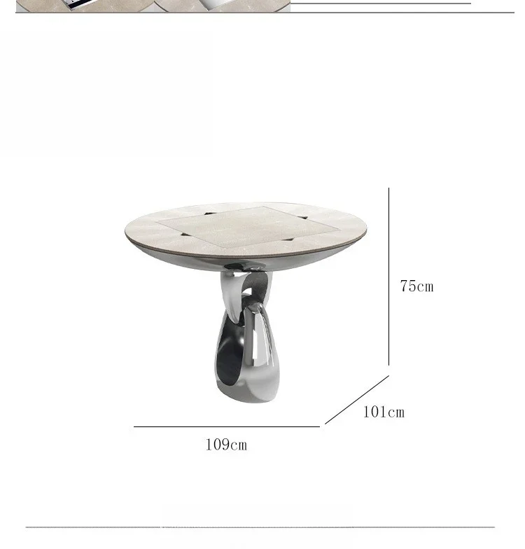 Stainless steel chessboard table