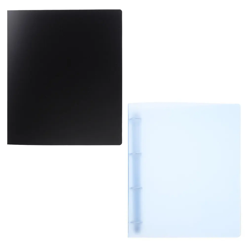 

2Pcs File Folder A4 Plastic Blinder Paper Folder Document Organizer Office Supplies Plastic Paper Folders Binders