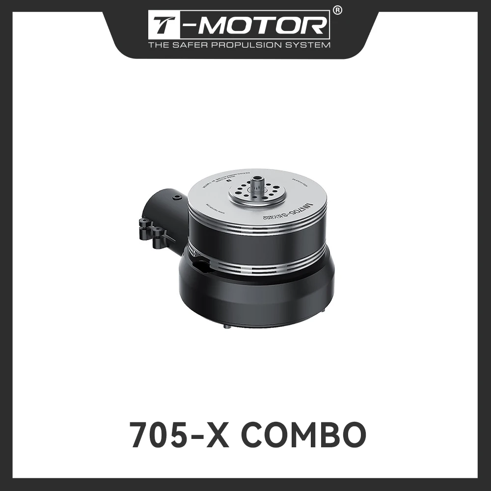 

T-MOTOR 705-X комплект с рукояткой, комбинированная интегрированная двигательная система (MN705-S Motor + Alpha80A ESC) для UAV VTOL RC Drone Quadcopter