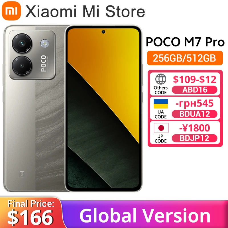 Versão global poco m7 pro 50mp câmera mtk dimensão 7025-ultra 120hz fhd + cuidados com os olhos display amoled nfc 5110mah bateria