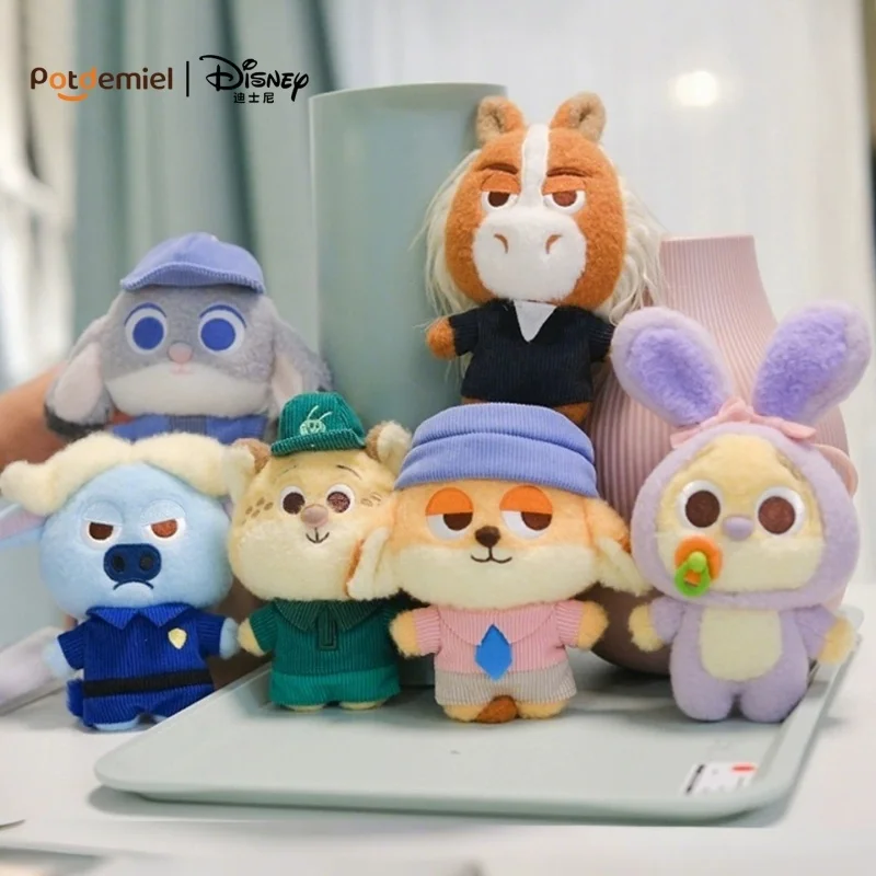 

Disney Zootopia Cute Characters Collection Plush Keychain Nick And Judy Adorable Pendant Super Cute Charm Holiday Surprise Gifts