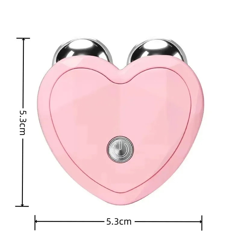 Massaggiatore facciale Microcorrente Macchina per il lifting del viso Rullo Rafforzamento della pelle Ringiovanimento Bellezza Ricarica viso Antirughe