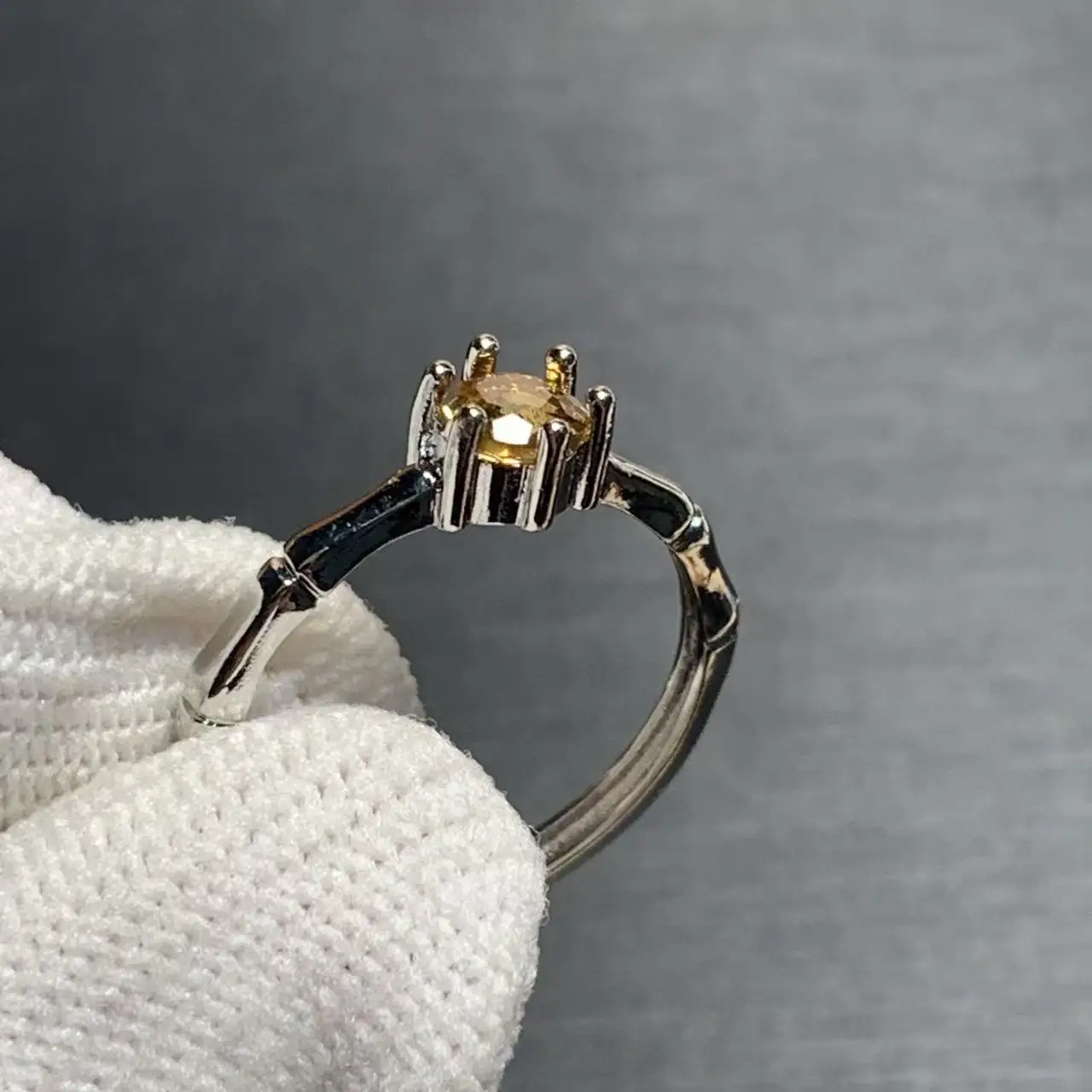 70 ROUND Natural Citrine Ring Adjustable Female Ring Jewelry for Women Gift Wholesale High Quality Vintage Fine