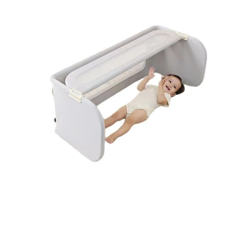 

Crib fence multi-function portable installation-free travel cot middle bed anti-drop