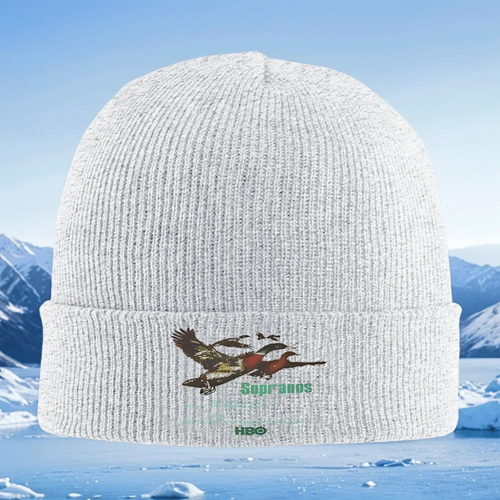 Patos voladores, mostrar cita y texto HBO hombres mujeres Unissex sombrero de punto gorro jersey invierno térmico cálido Navidad