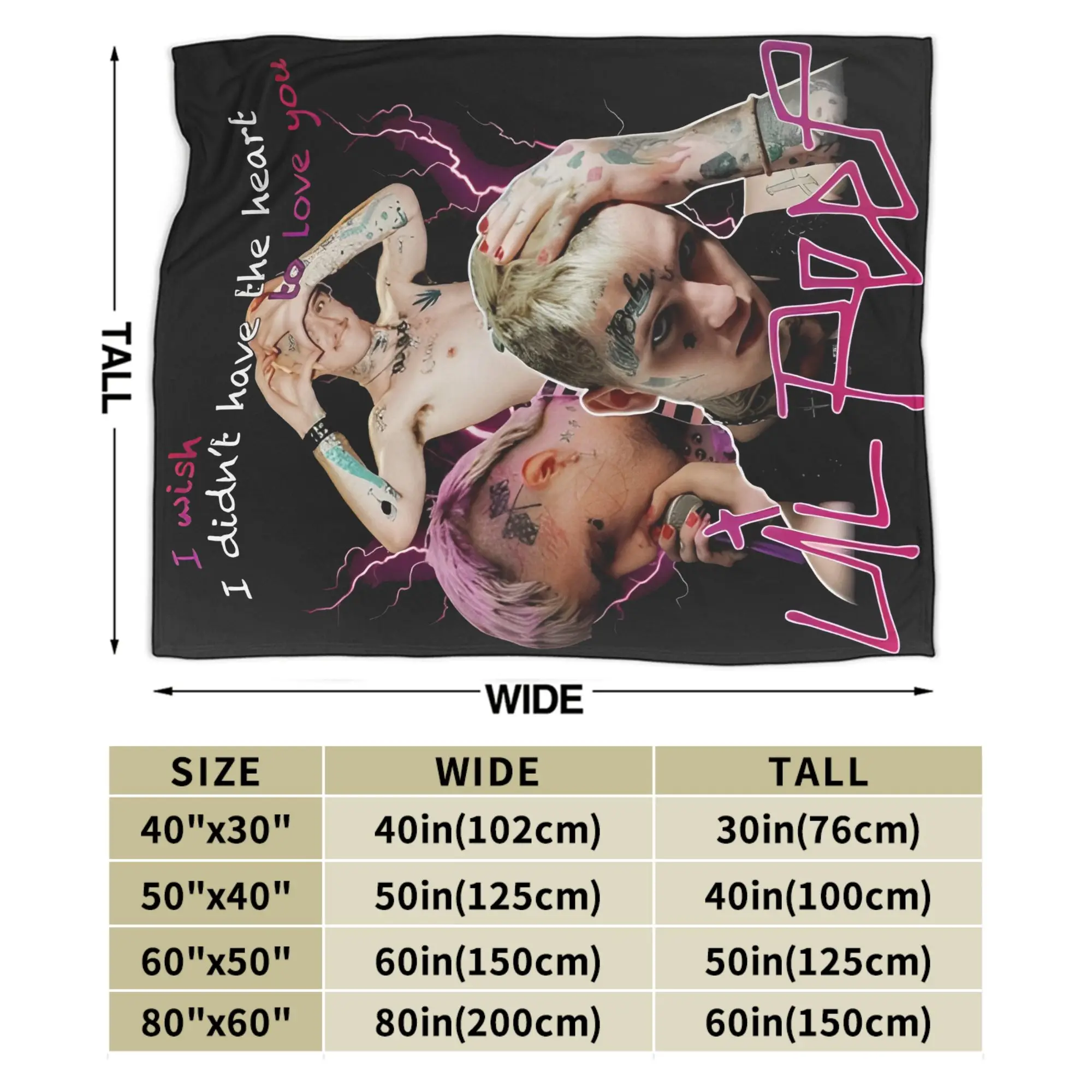 ليل اللمحة أنا أتمنى مغني الراب اكسسوارات البطانيات خفيفة الوزن رقيقة الصوف رمي البطانيات مريحة الفراش يلقي #5