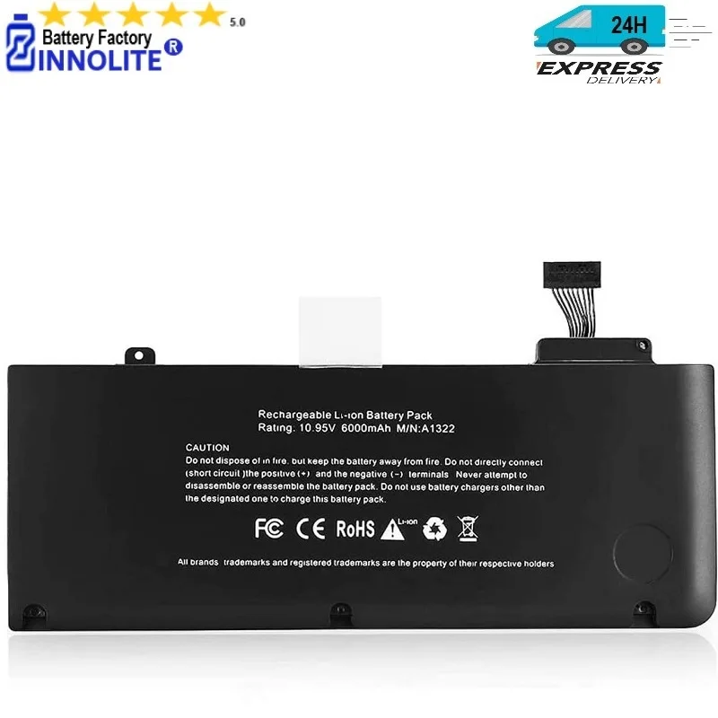 

A1322 A1278 Laptop Battery for MacBook Pro 13 Inch Mid 2012 2010 2009 Early 2011 Late 2011 Fit 661-5229 /5557