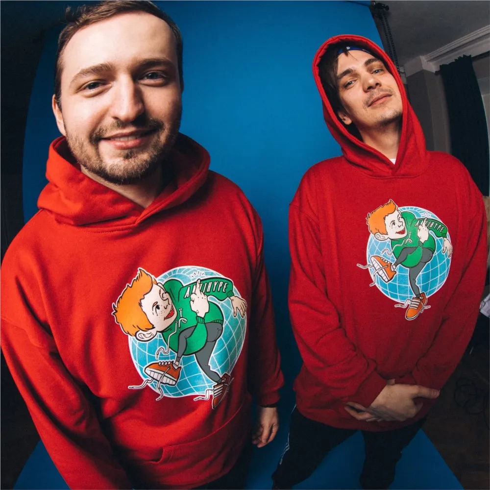 Harajuku Oversize Streetwear Men Hoodie Clothing Antihipic Cartoon Graphic Print Hooded Sweatshirt Hip Hop Top Goth Y2k Pullover
