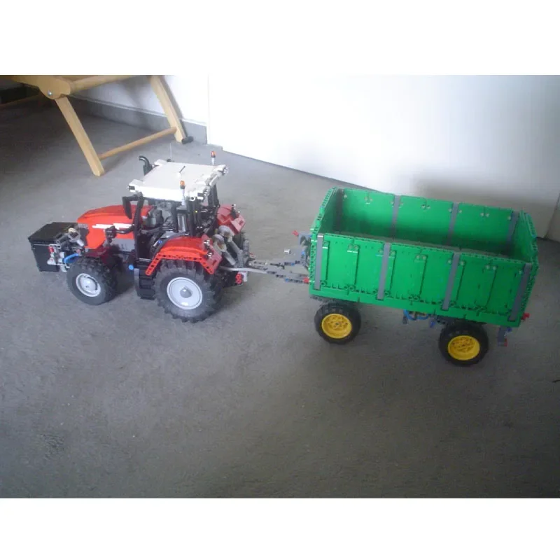 MOC-33521 nouvelle télécommande tracteur agricole assemblage épissage bâtiment nuits marijuana 1220 pièces garçons enfants construction nuits jouets