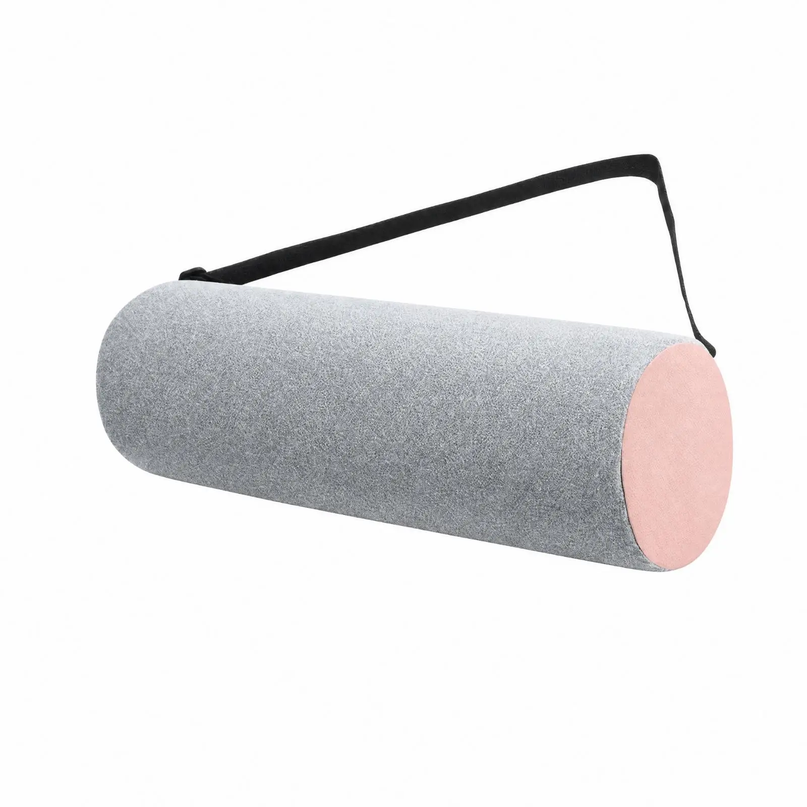 Versatile Lower Back Cushion for Reading Chair and Vehicle Use Compact Memory Foam Roll with Fastening Strap