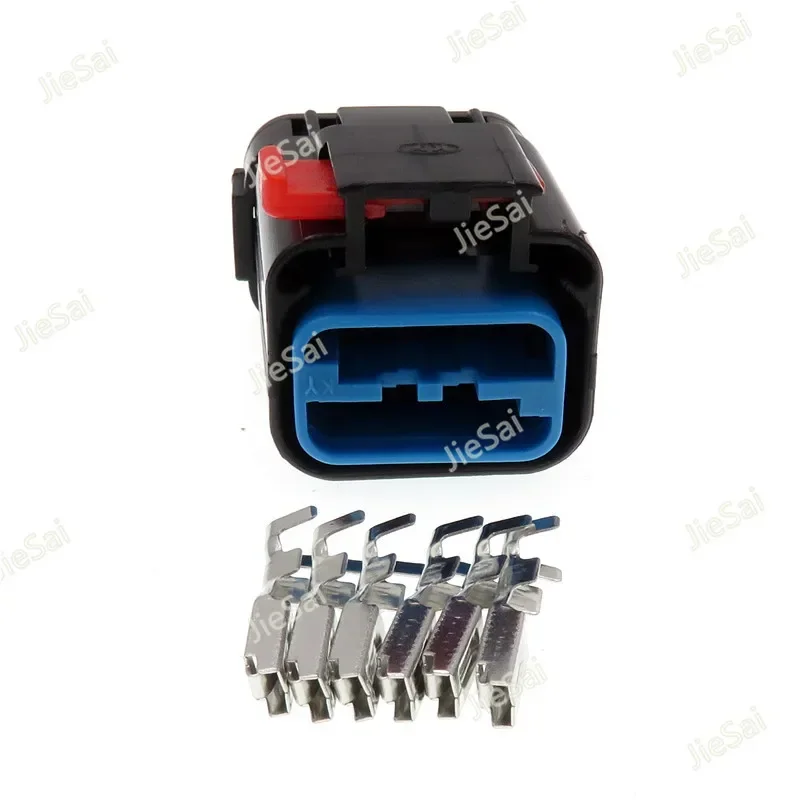 

6 Pin 54200610 Automotive Cable Wiring Harness Connector Female Plug With Pins Terminals