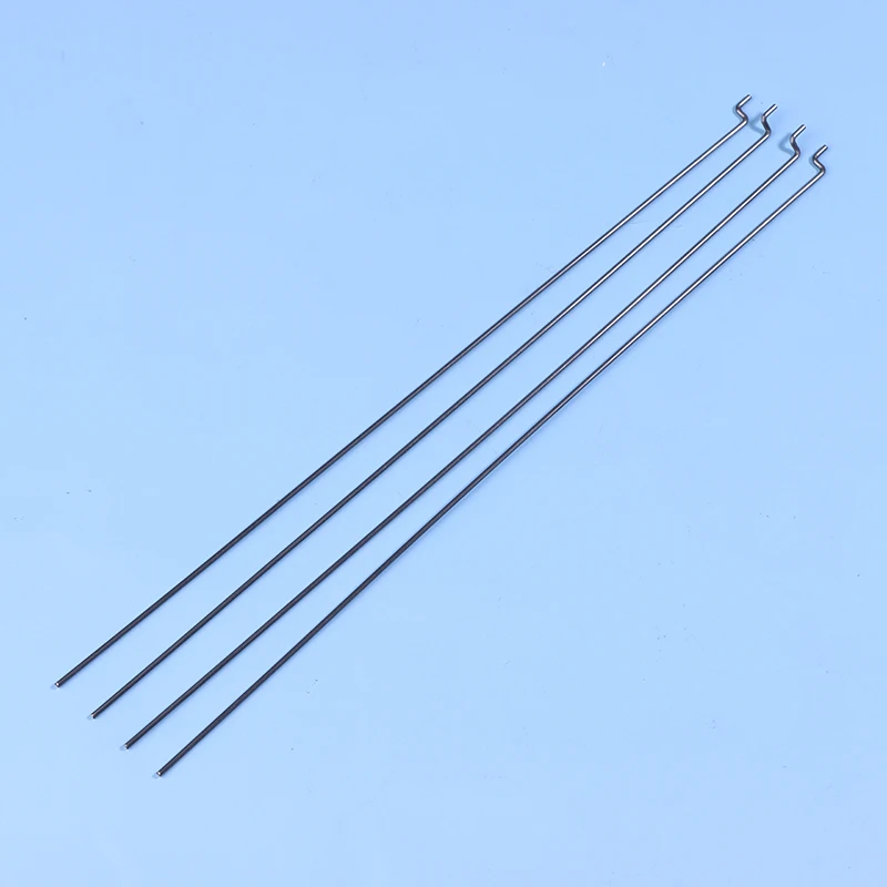Varillas de tracción Servo de alambre de acero tipo Z, diámetro de 1,2mm, longitud de 20cm para palanca de Control de ángulo de avión RC, 10 Uds.
