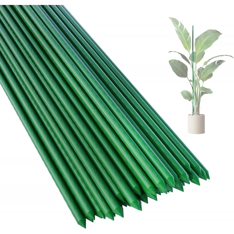 20Piece Garden Stakes - Multi-Purpose Durable Support for Tomatoes, Cucumbers, Vegetables, Vines & Grapes Durable