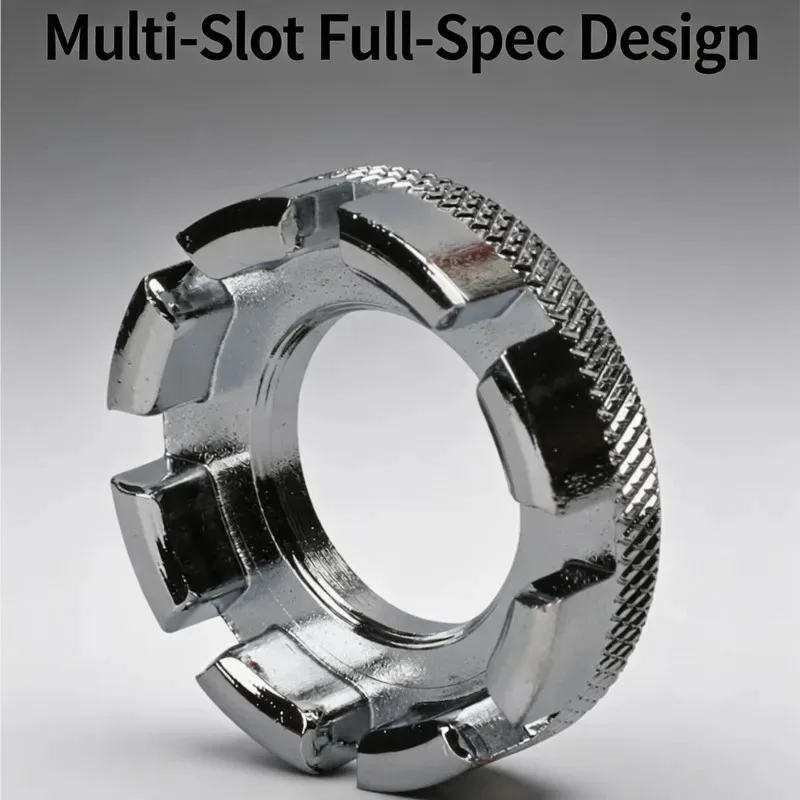 8 Slot Spoke Wrench Chromoly Steel Bicycle Wheel Truing Tool Bike Spoke Adjustment Tool Repair Tool Cycling Maintenance