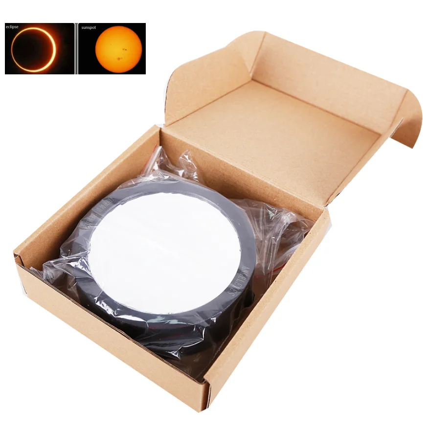 60-90mm Astronomical Telescope Solar Filter Sun Film Astrosolar Safety Sunspot Corona Eclipse Observe Astrophotography Photo