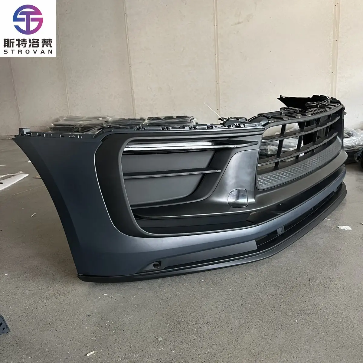 STLF 2021 Original Used DOSPorsches Macans Car Bumpers Includes Radiator and Front Bumper