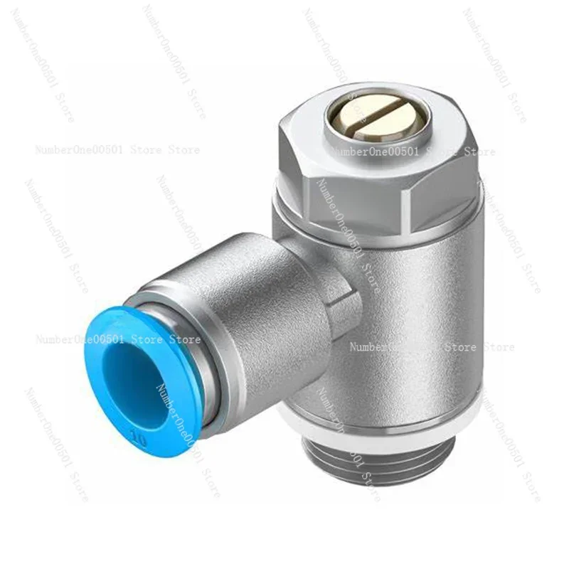 One-Way Restrictive Valve GRLA-3/8-B Exhaust One-Way Throttling Function